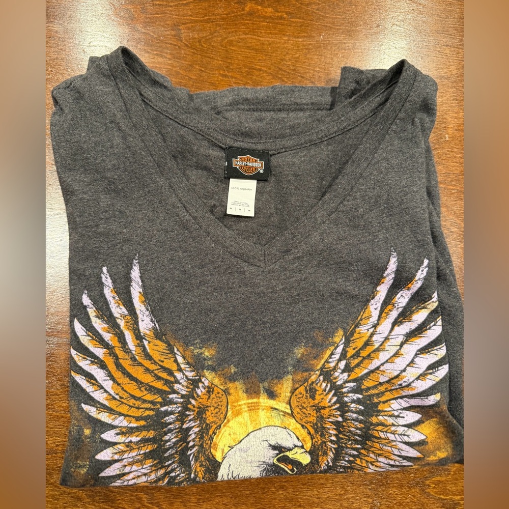 Harley-Davidson Charcoal Cotton Tee